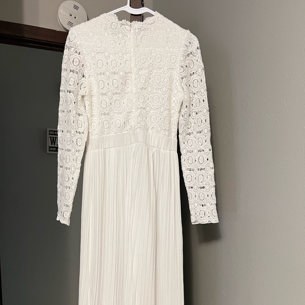 White long dress